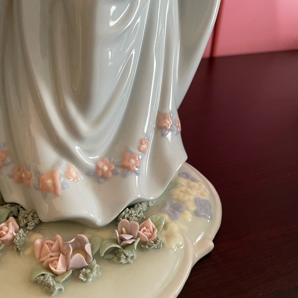 O’well Large vintage porcelain swan angel fountain figurine - Picture 9 of 10